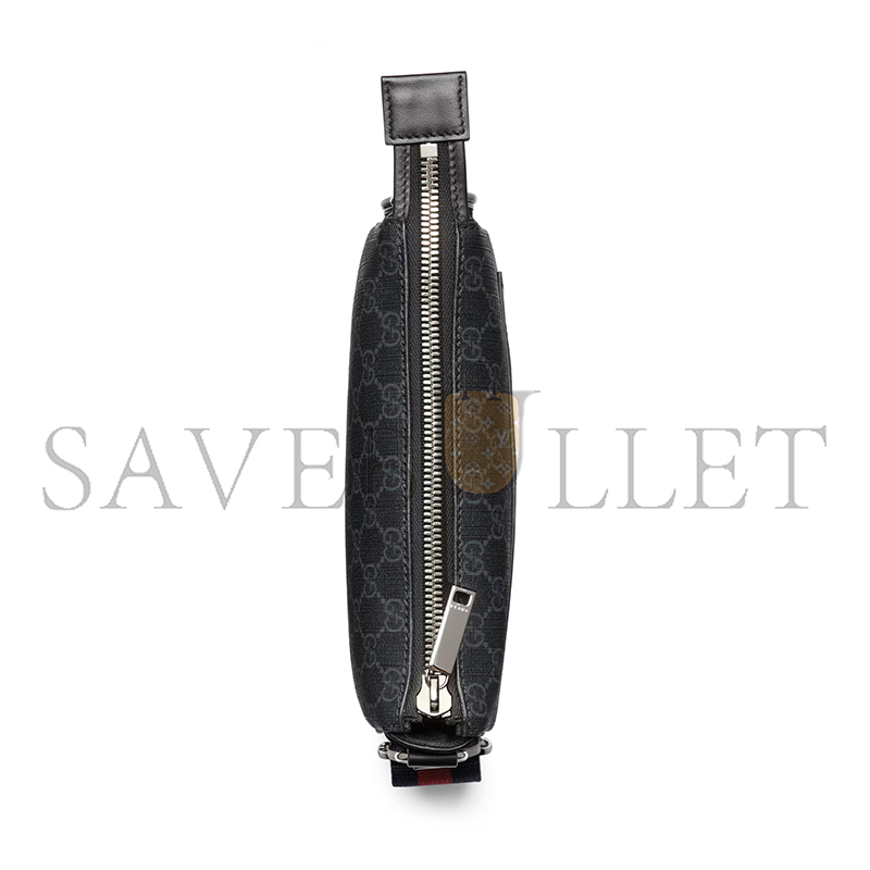 GUCCI GG BLACK SMALL MESSENGER BAG ‎‎792082 (23.5*21*4.5cm)